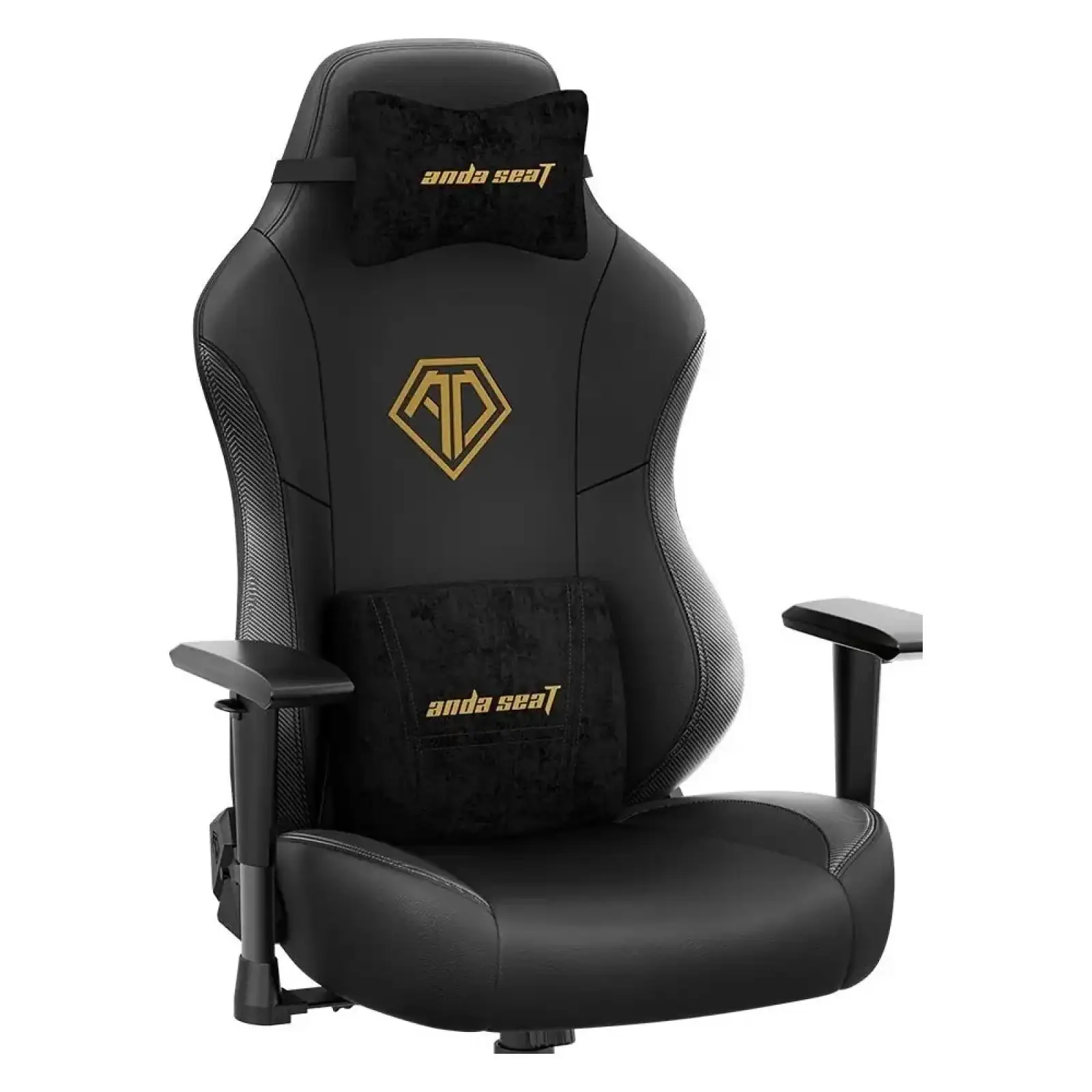 Кресло для геймеров Anda Seat Phantom 3 Size L Black/Gold (AD18Y-06-B-PV/C) UA
