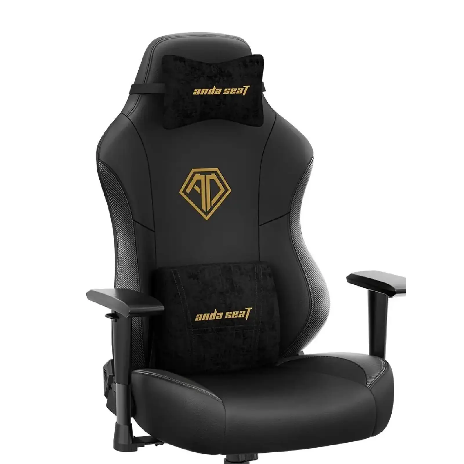 Кресло для геймеров Anda Seat Phantom 3 Size L Black/Gold (AD18Y-06-B-PV/C) UA