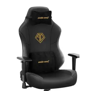 Кресло для геймеров Anda Seat Phantom 3 Size L Black/Gold (AD18Y-06-B-PV/C) UA