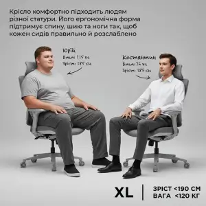 Кресло для геймеров Anda Seat X-Air Pro Size XL Mesh Gray (AD-WY-01-GGF-G01) UA