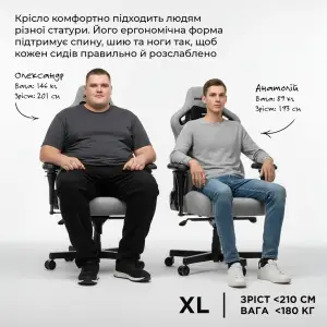Крісло для геймерів Anda Seat Kaiser 4 V2 Size XL Black (AD12YDDC-XLL-20-B-CF-03) UA