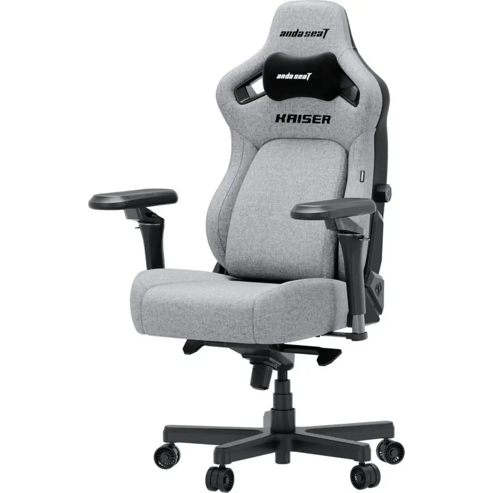 Крісло для геймерів Anda Seat Kaiser 4 V2 Size XL PVC Gray Fabric (AD12YDDC-XLL-20-G-CF-03) UA