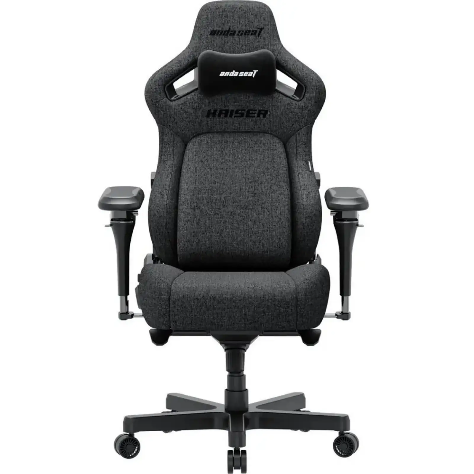 Крісло для геймерів Anda Seat Kaiser 4 V2 Size XL PVC Dark Gray Fabric (AD12YDDC-XLL-20-GB-CF-03) UA