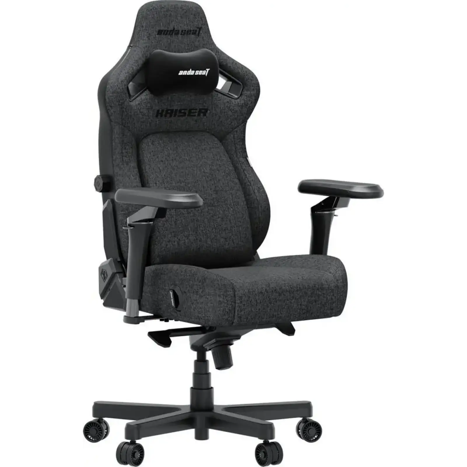 Крісло для геймерів Anda Seat Kaiser 4 V2 Size XL PVC Dark Gray Fabric (AD12YDDC-XLL-20-GB-CF-03) UA