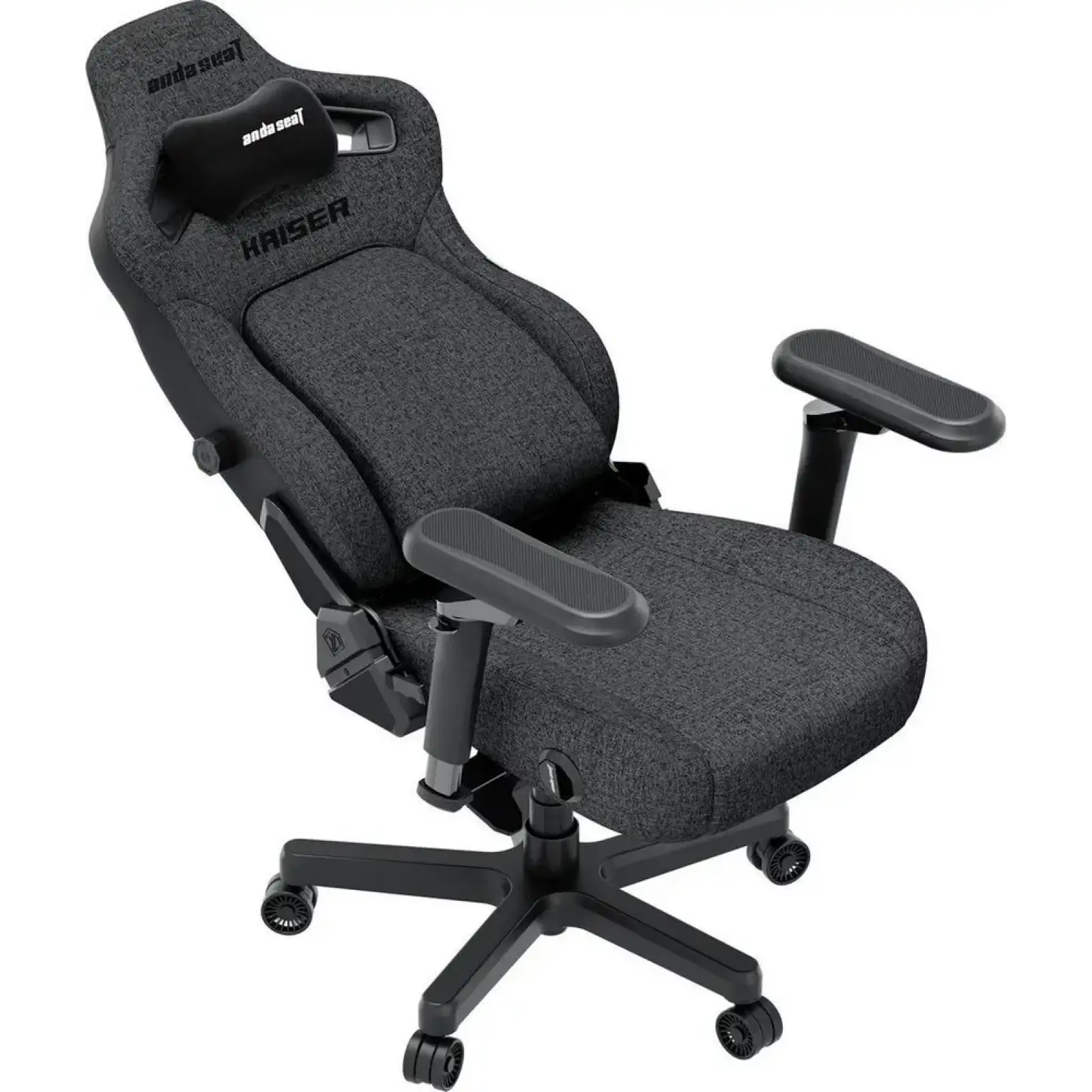 Крісло для геймерів Anda Seat Kaiser 4 V2 Size XL PVC Dark Gray Fabric (AD12YDDC-XLL-20-GB-CF-03) UA