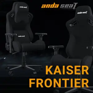 Кресло для геймеров Anda Seat Kaiser Frontier Size XL Black Fabric (AD12YXL-17-B-F-B02) UA