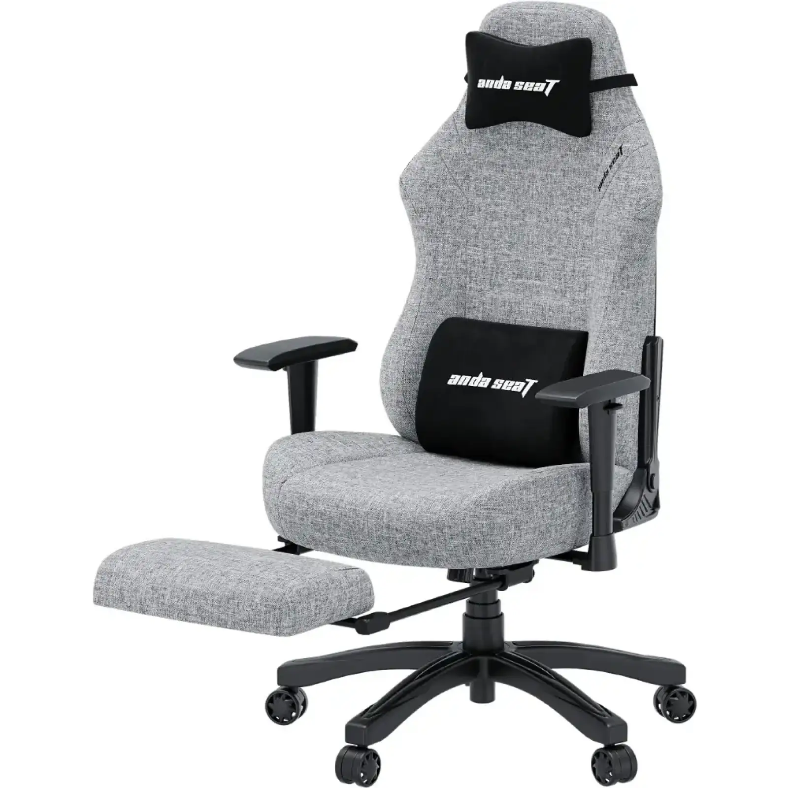 Кресло для геймеров Anda Seat Luna Pro Size L Gray Fabric (AD18T-44-G-F) UA