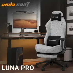 Кресло для геймеров Anda Seat Luna Pro Size L Gray Fabric (AD18T-44-G-F) UA