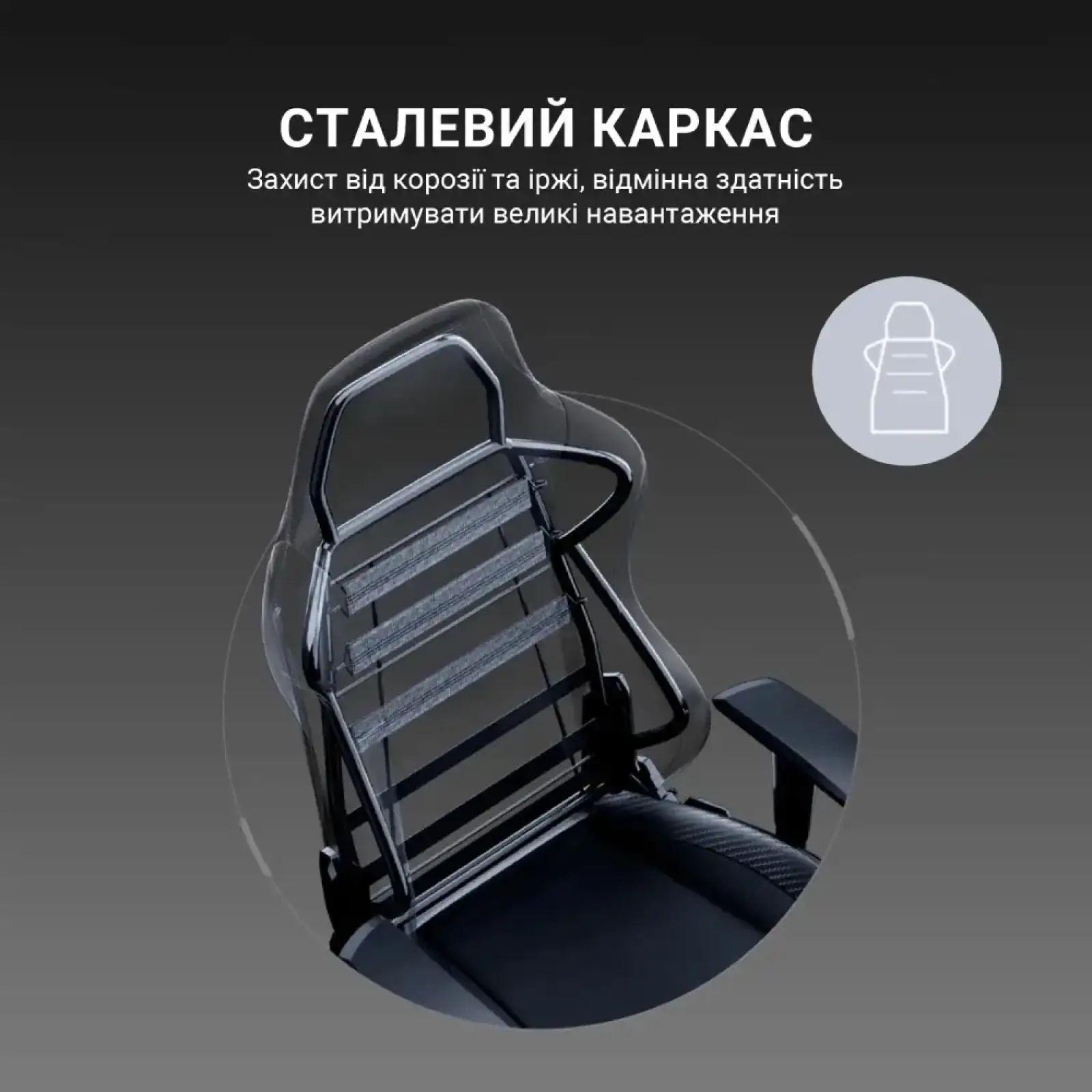Кресло для геймеров Anda Seat Luna Pro Size L Gray Fabric (AD18T-44-G-F) UA