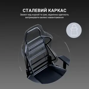 Кресло для геймеров Anda Seat Luna Pro Size L Gray Fabric (AD18T-44-G-F) UA