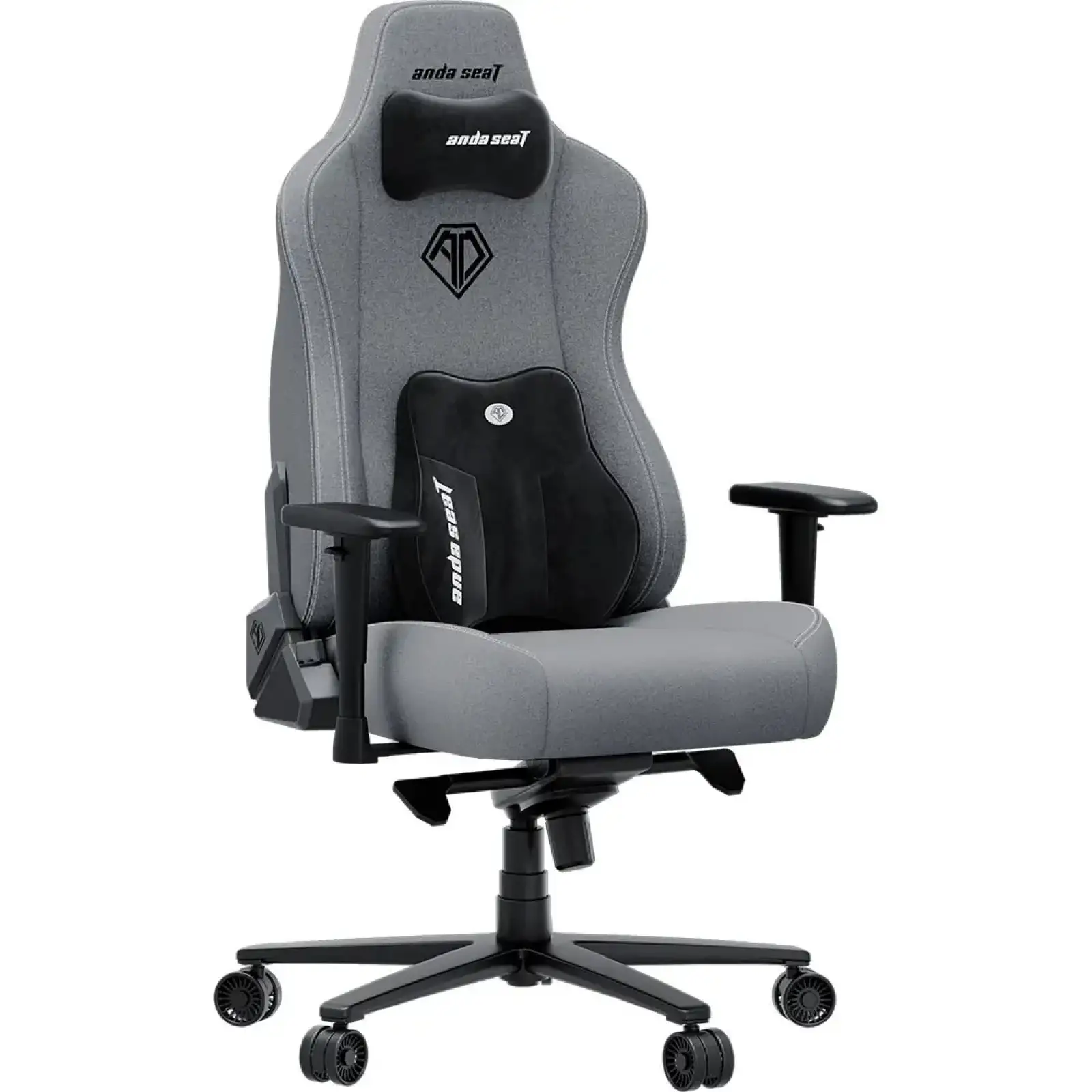 Крісло для геймерів Anda Seat Novis Plus Size XL Fabric Grey (AD23YC-XL-01-G-F-G04) UA