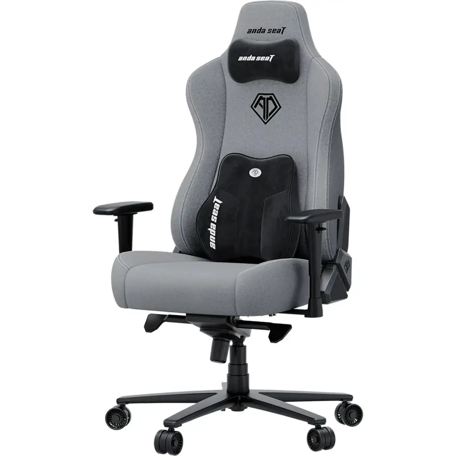 Крісло для геймерів Anda Seat Novis Plus Size XL Fabric Grey (AD23YC-XL-01-G-F-G04) UA