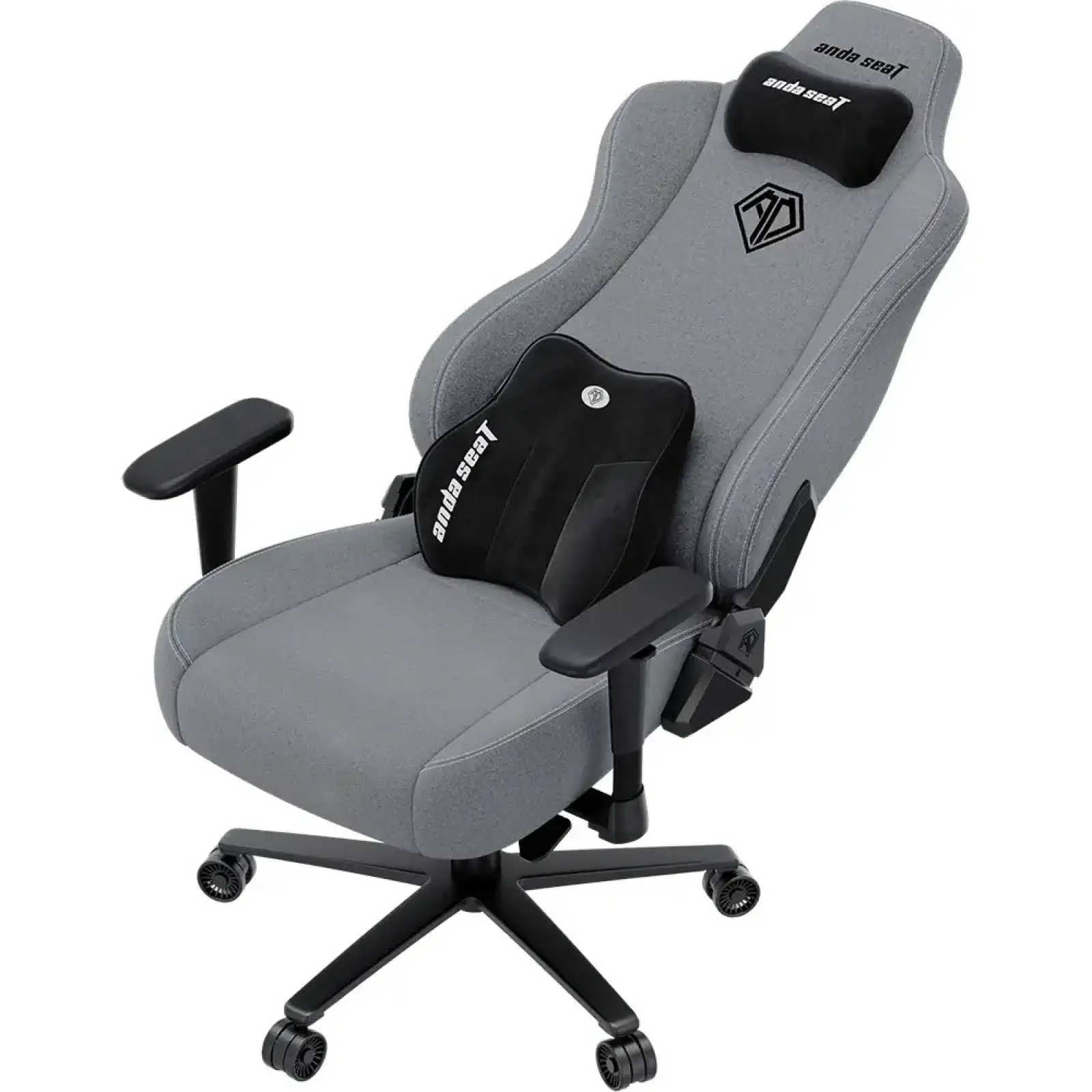 Крісло для геймерів Anda Seat Novis Plus Size XL Fabric Grey (AD23YC-XL-01-G-F-G04) UA