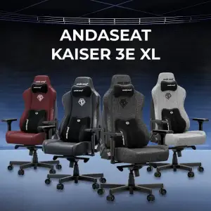 Кресло для геймеров Anda Seat Kaiser 3E XL Black (AD23YC-XL-08-B-PV/C-B01) UA