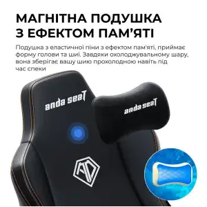 Кресло для геймеров Anda Seat Kaiser 3E XL Grey Fabric (AD23YC-XL-09-G-CF-G01) UA