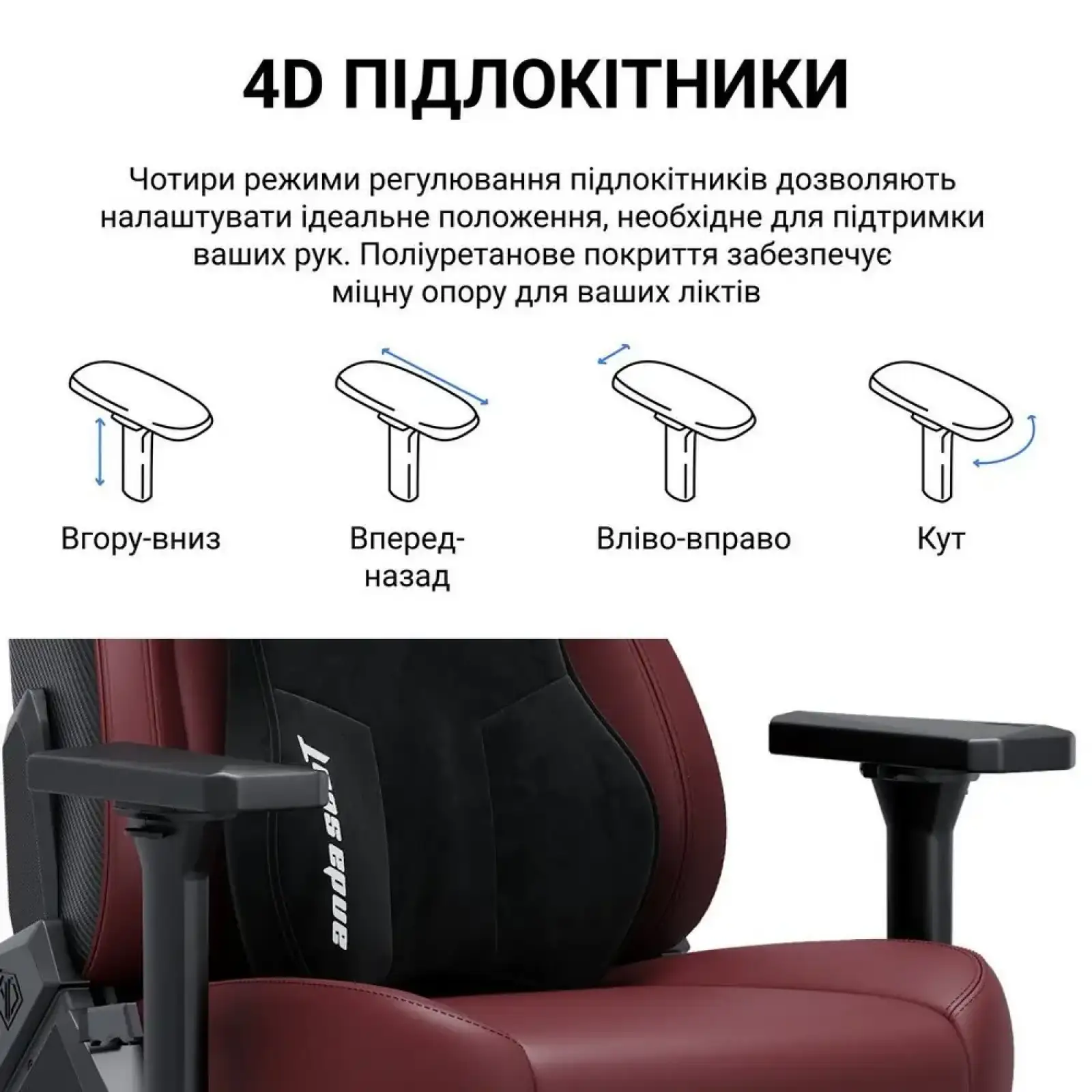 Кресло для геймеров Anda Seat Kaiser 3E XL Grey Fabric (AD23YC-XL-09-G-CF-G01) UA