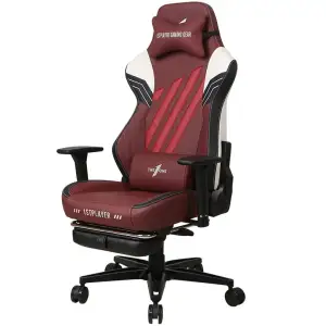 Крісло для геймерів 1stPlayer Duke Black White Red UA