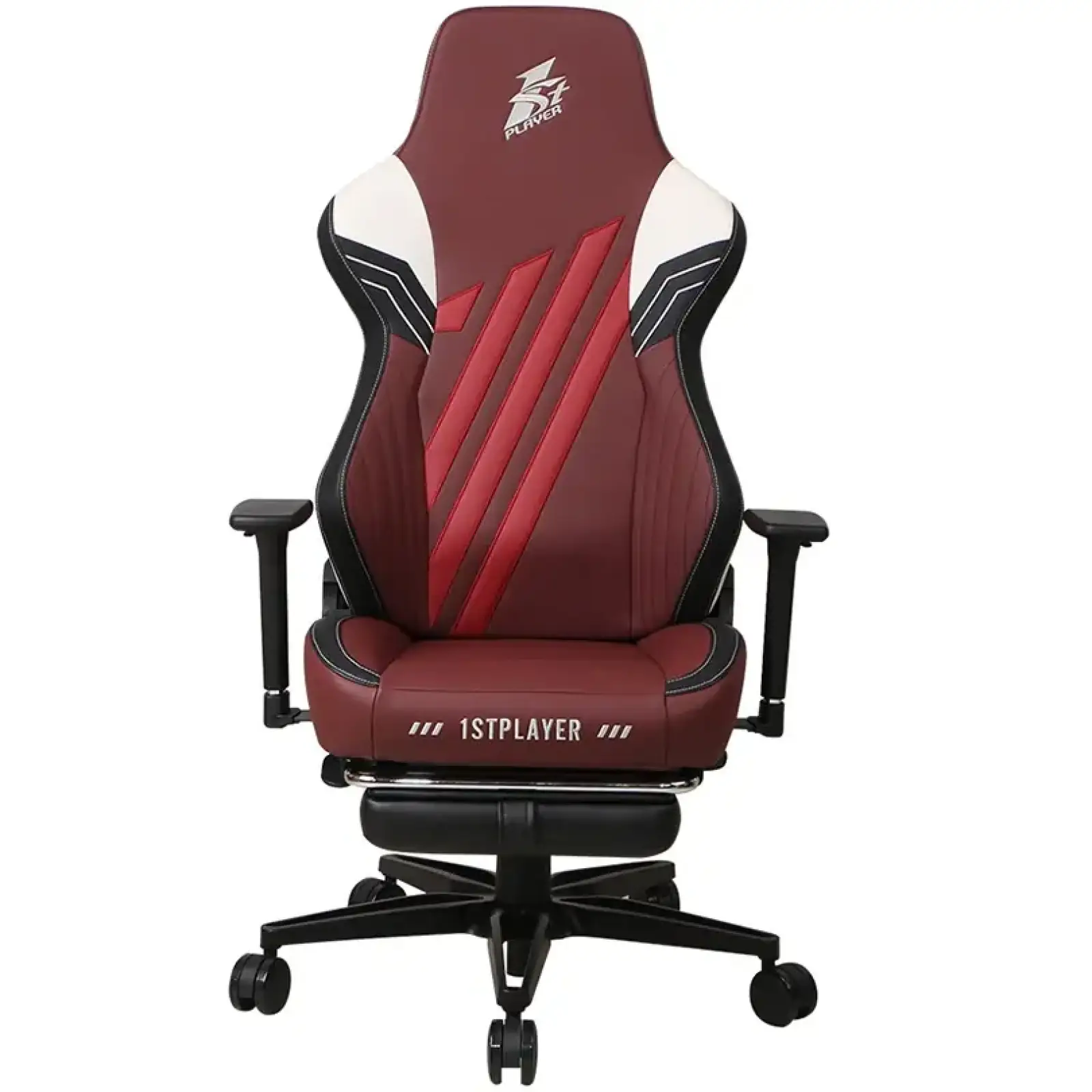 Крісло для геймерів 1stPlayer Duke Black White Red UA