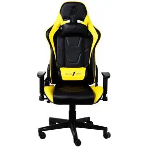 Кресло для геймеров 1stPlayer FK2 Black/Yellow UA