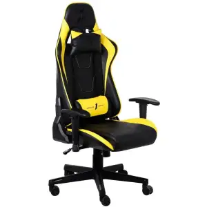 Кресло для геймеров 1stPlayer FK2 Black/Yellow UA