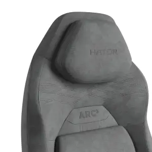 Кресло для геймеров Hator Arc 3 L Velour Grey (HTC3446L) UA