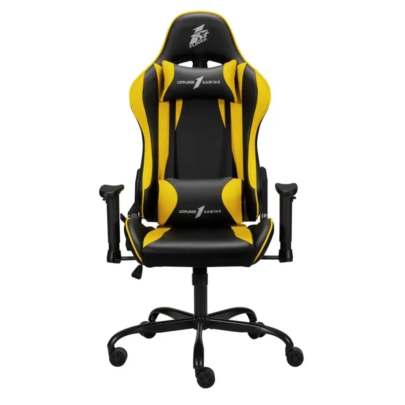 Кресло для геймеров 1stPlayer S01 Black-Yellow UA
