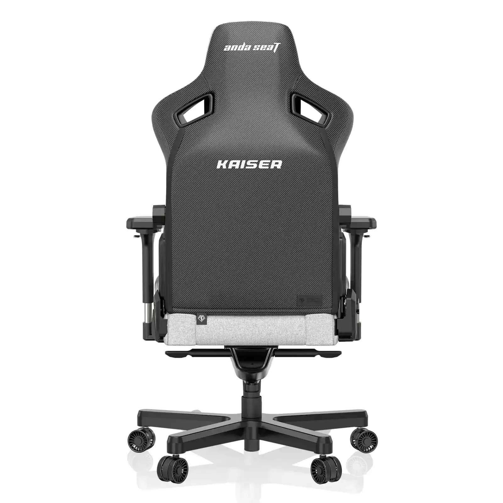 Кресло для геймеров Anda Seat Kaiser 3 Size XL Fabric Grey (AD12YDC-XL-01-G-PV/F) UA