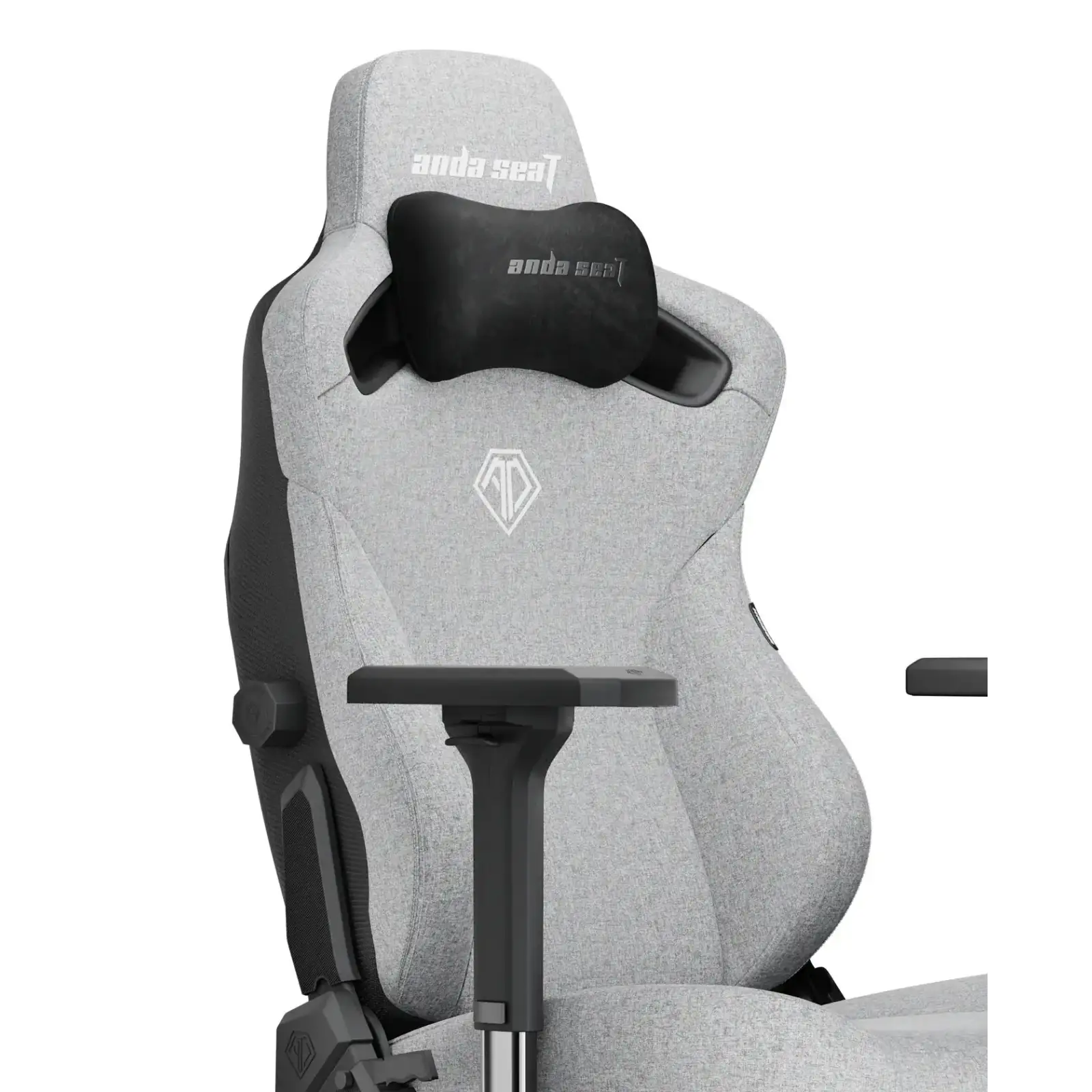 Кресло для геймеров Anda Seat Kaiser 3 Size XL Fabric Grey (AD12YDC-XL-01-G-PV/F) UA