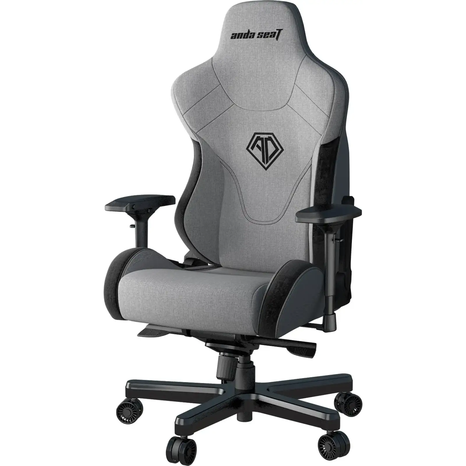 Крісло для геймерів Anda Seat T-Pro 2 Size XL Linen Grey/Black (AD12XLLA-01-GB-F) UA