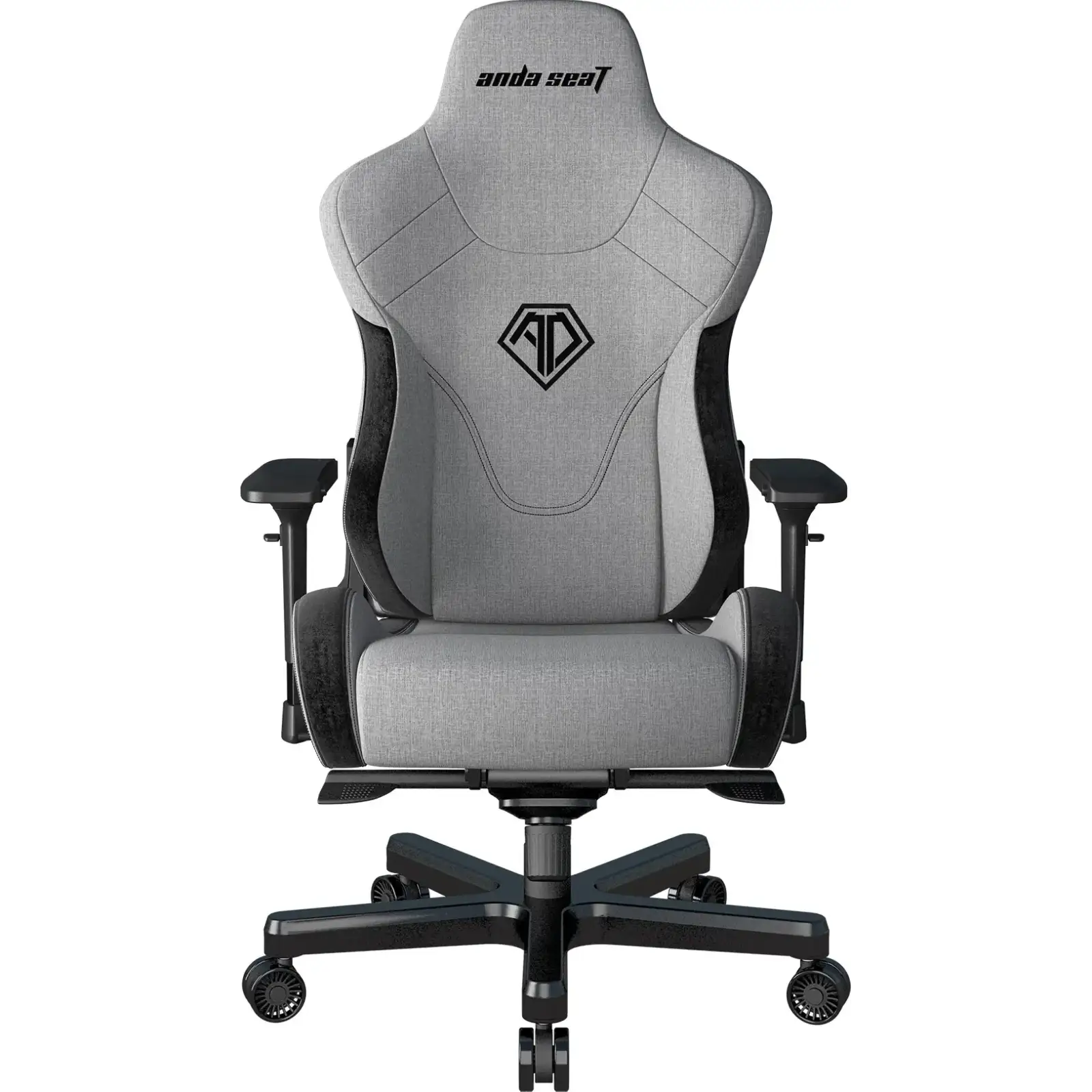 Крісло для геймерів Anda Seat T-Pro 2 Size XL Linen Grey/Black (AD12XLLA-01-GB-F) UA