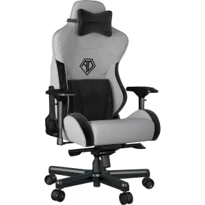 Крісло для геймерів Anda Seat T-Pro 2 Size XL Linen Grey/Black (AD12XLLA-01-GB-F) UA
