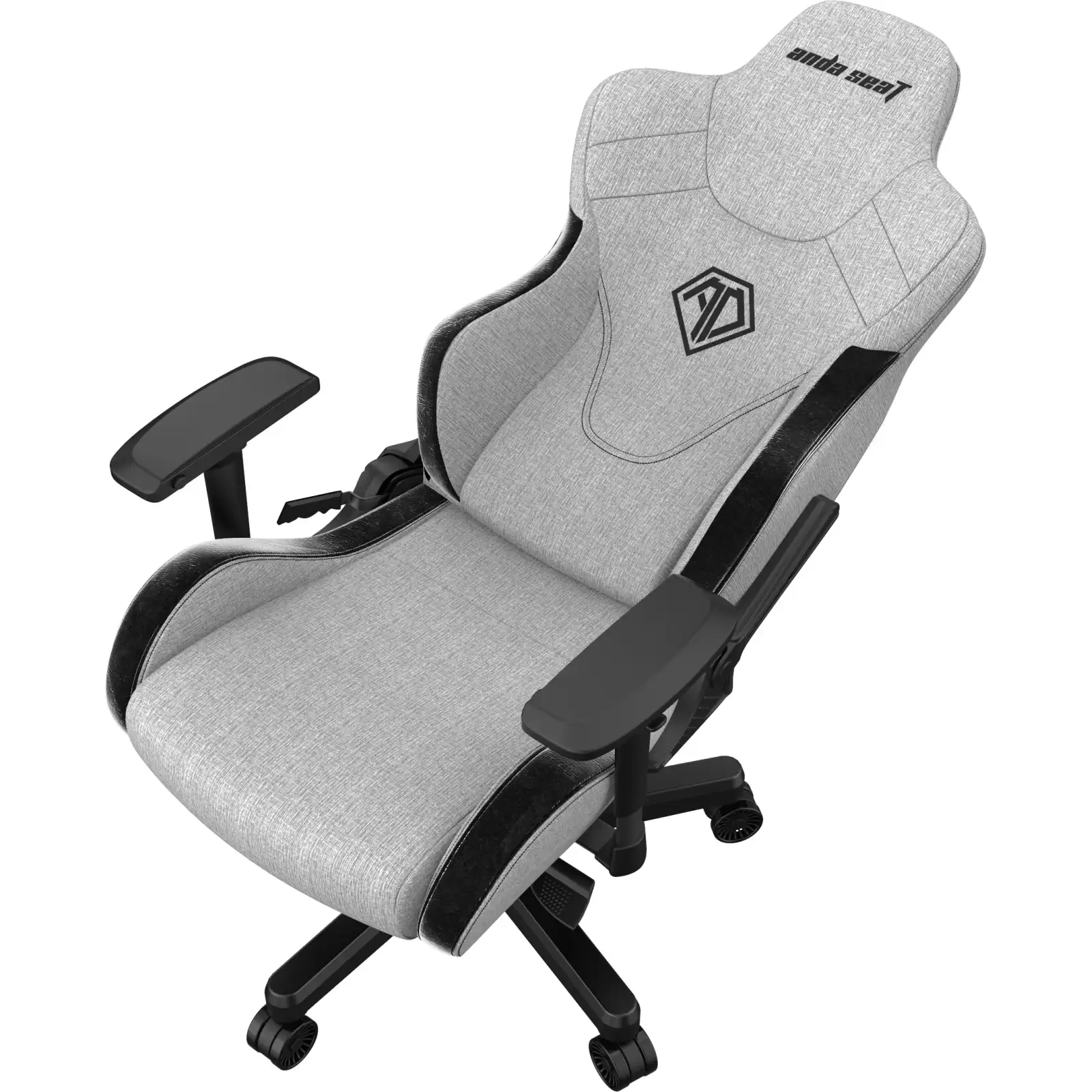 Крісло для геймерів Anda Seat T-Pro 2 Size XL Linen Grey/Black (AD12XLLA-01-GB-F) UA