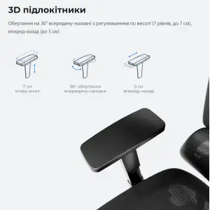 Крісло для геймерів Anda Seat X-Air Mega Size XL Mesh Gray Twilight (AD-WY-01-GGSP) UA