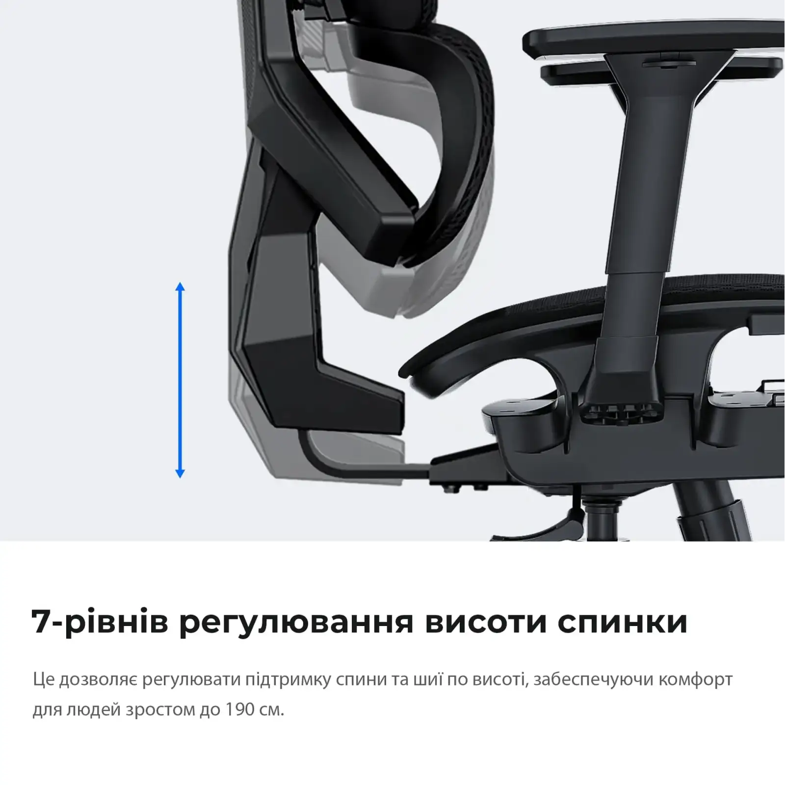 Крісло для геймерів Anda Seat X-Air Mega Size XL Mesh Gray Twilight (AD-WY-01-GGSP) UA