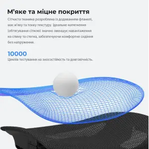 Крісло для геймерів Anda Seat X-Air Mega Size XL Mesh Gray Twilight (AD-WY-01-GGSP) UA