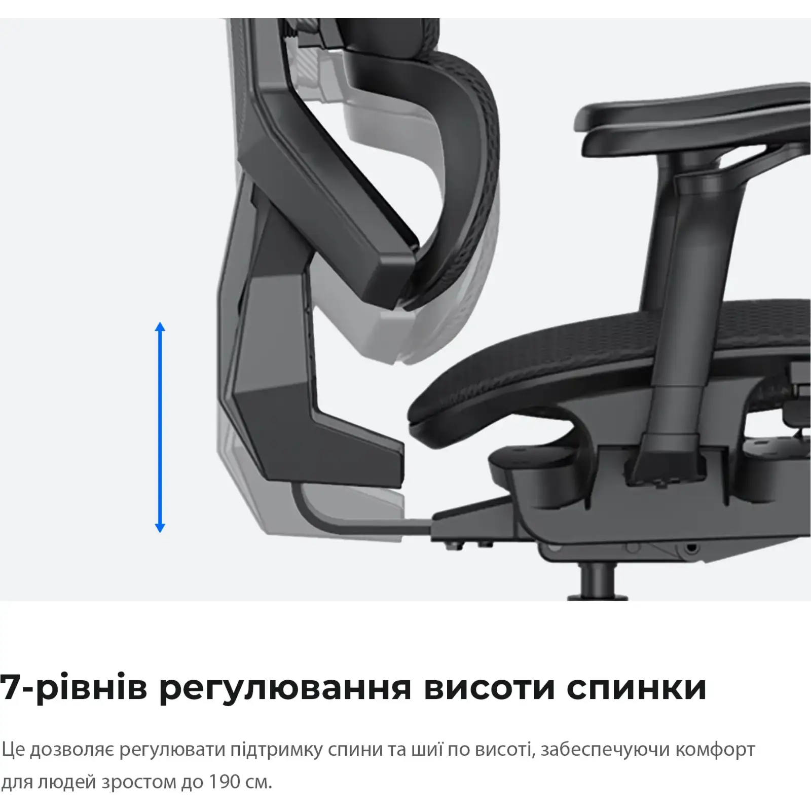 Кресло для геймеров Anda Seat X-Air Pro Size XL Mesh Gray Twilight (AD-WY-01-GGSP-G01) UA