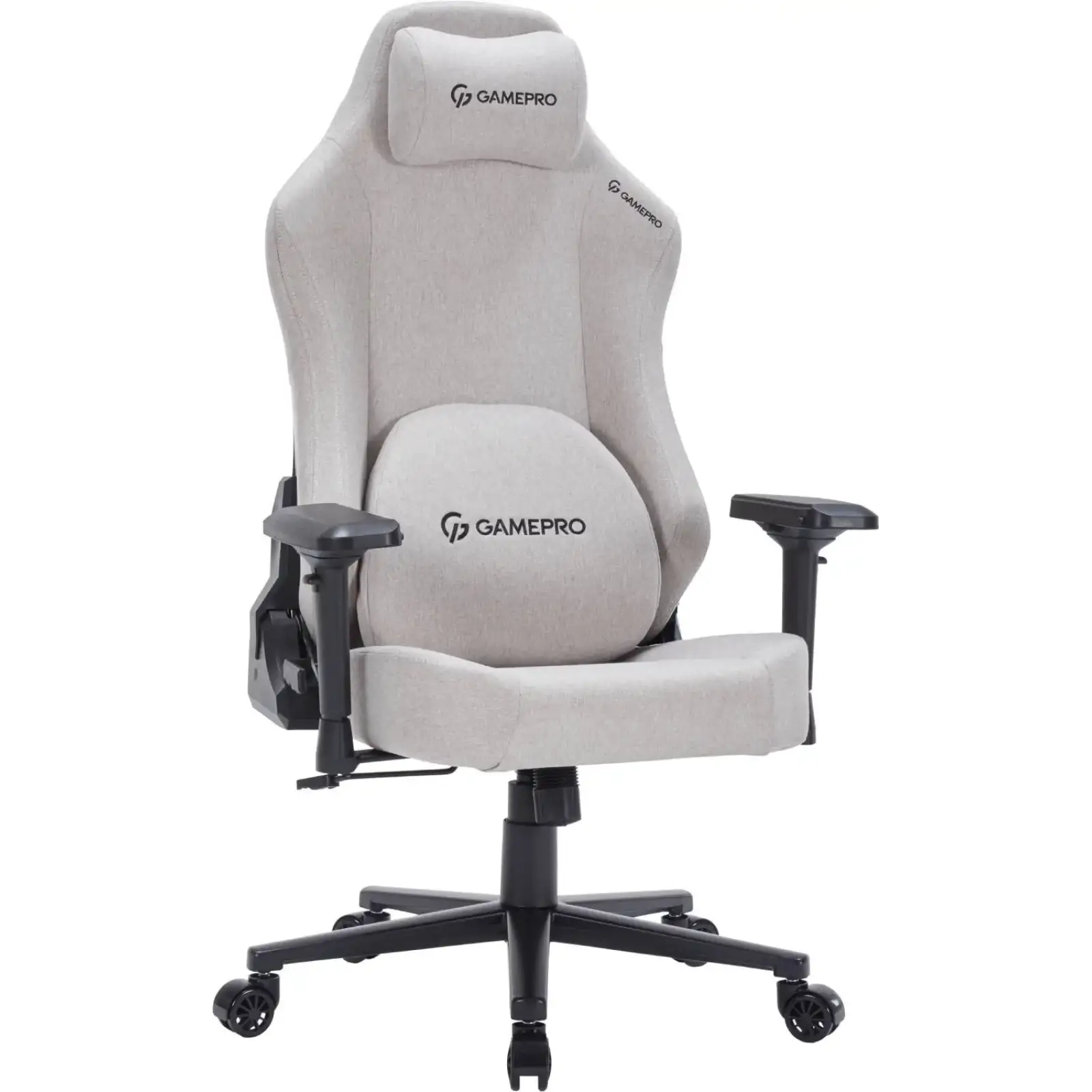 Крісло для геймерів GamePro FGC750 Fabric Light Grey (FGC750LG) UA
