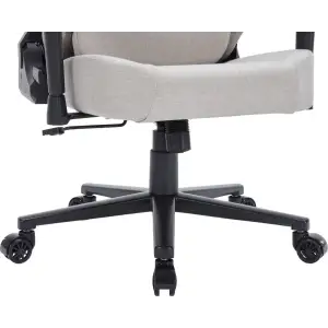Крісло для геймерів GamePro FGC750 Fabric Light Grey (FGC750LG) UA