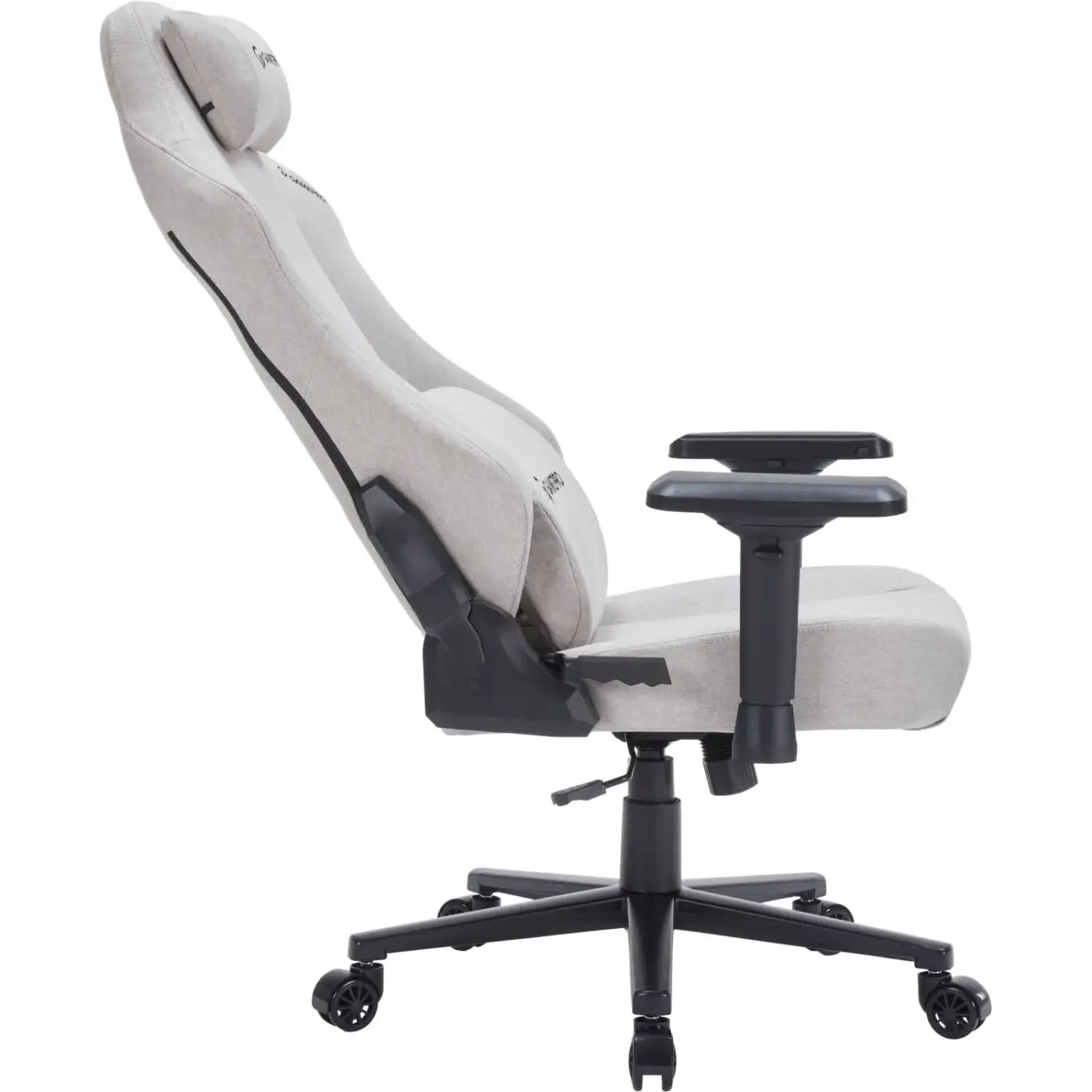 Крісло для геймерів GamePro FGC750 Fabric Light Grey (FGC750LG) UA