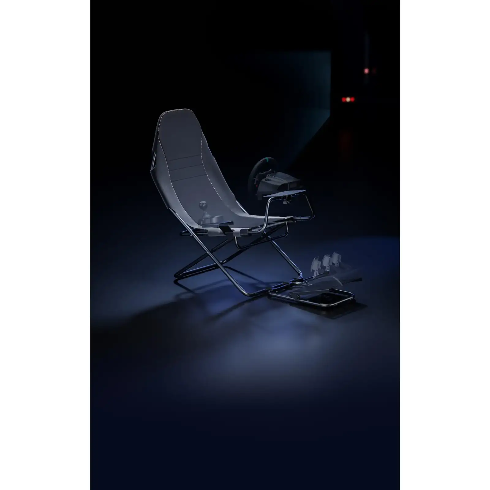 Кресло-кокпит с креплением для руля, педалей и коробки передач GamePro RS400B Black UA
