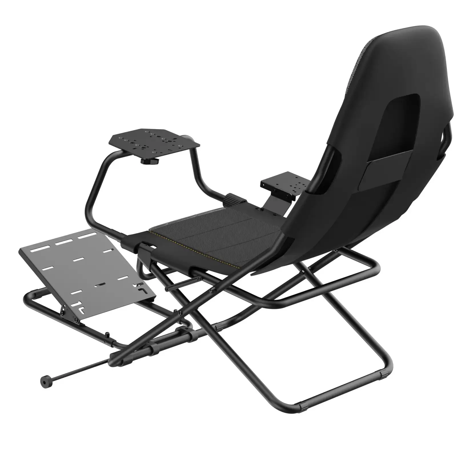 Кресло-кокпит с креплением для руля, педалей и коробки передач GamePro RS400B Black UA