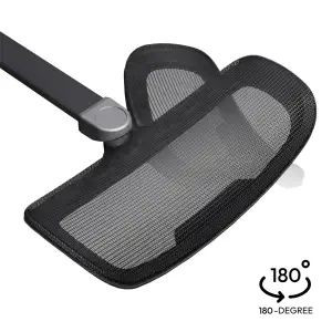 Кресло для геймеров TX3 Flex Pro Footrest Mesh Black (TEGC-3089101.11) UA
