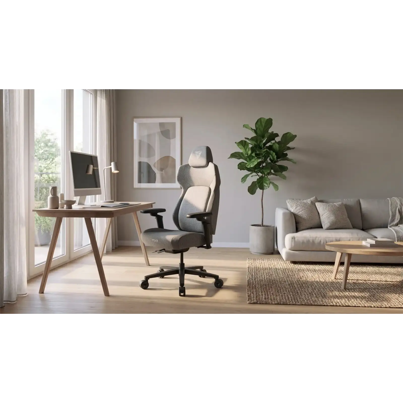 Кресло для геймеров TX3 Core 360 Loft Air Light Grey (TEGC-3107101.11) UA