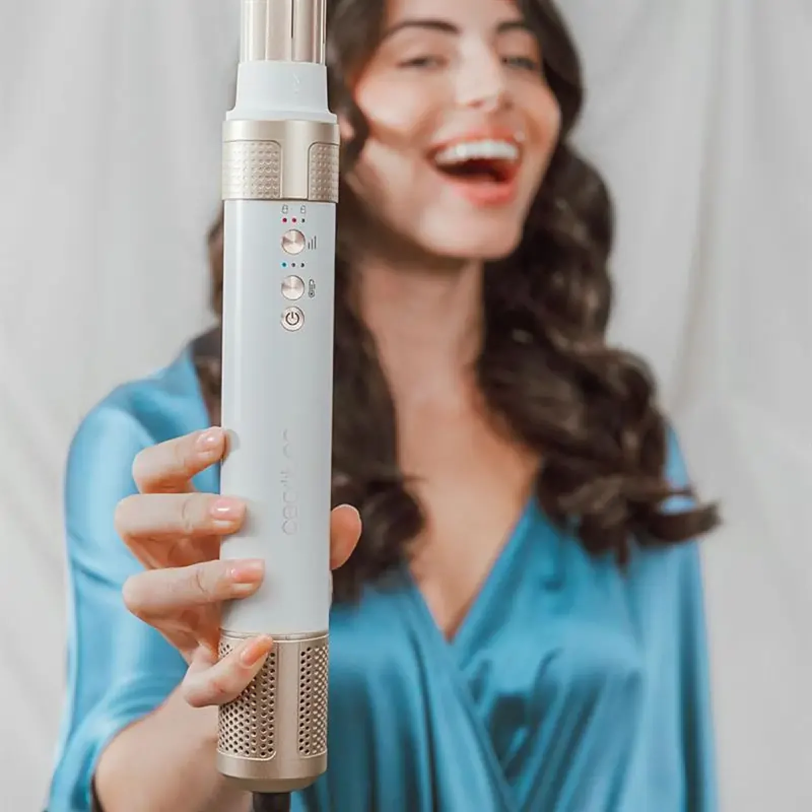 Стайлер Cecotec Bamba CeramicCare 12in1 AirGlam Champagne (CCTC-00249) UA