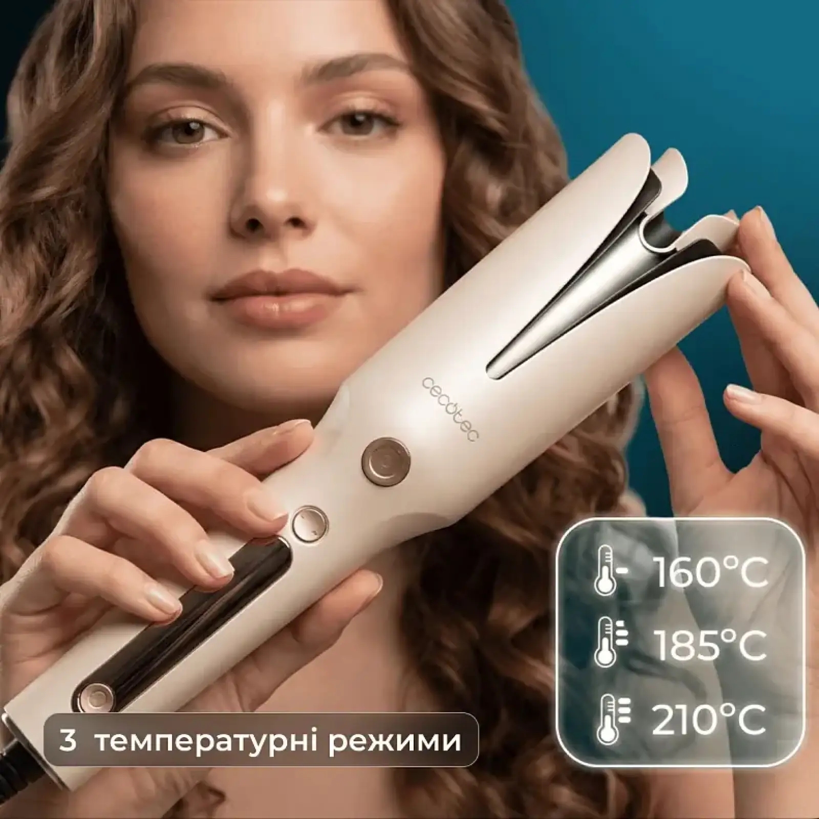 Прилад для укладання волосся Cecotec SurfCare Magic Waves Plasma (A01_EU01_122572) UA