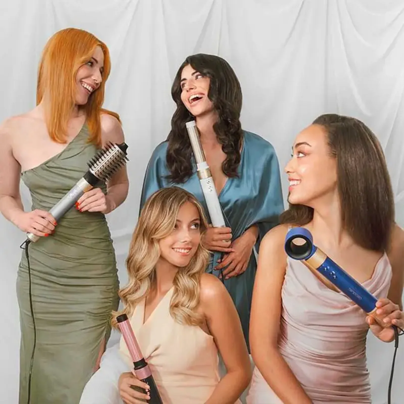 Стайлер Cecotec Bamba CeramicCare 10in1 AirGlam Champagne (CCTC-00246) UA