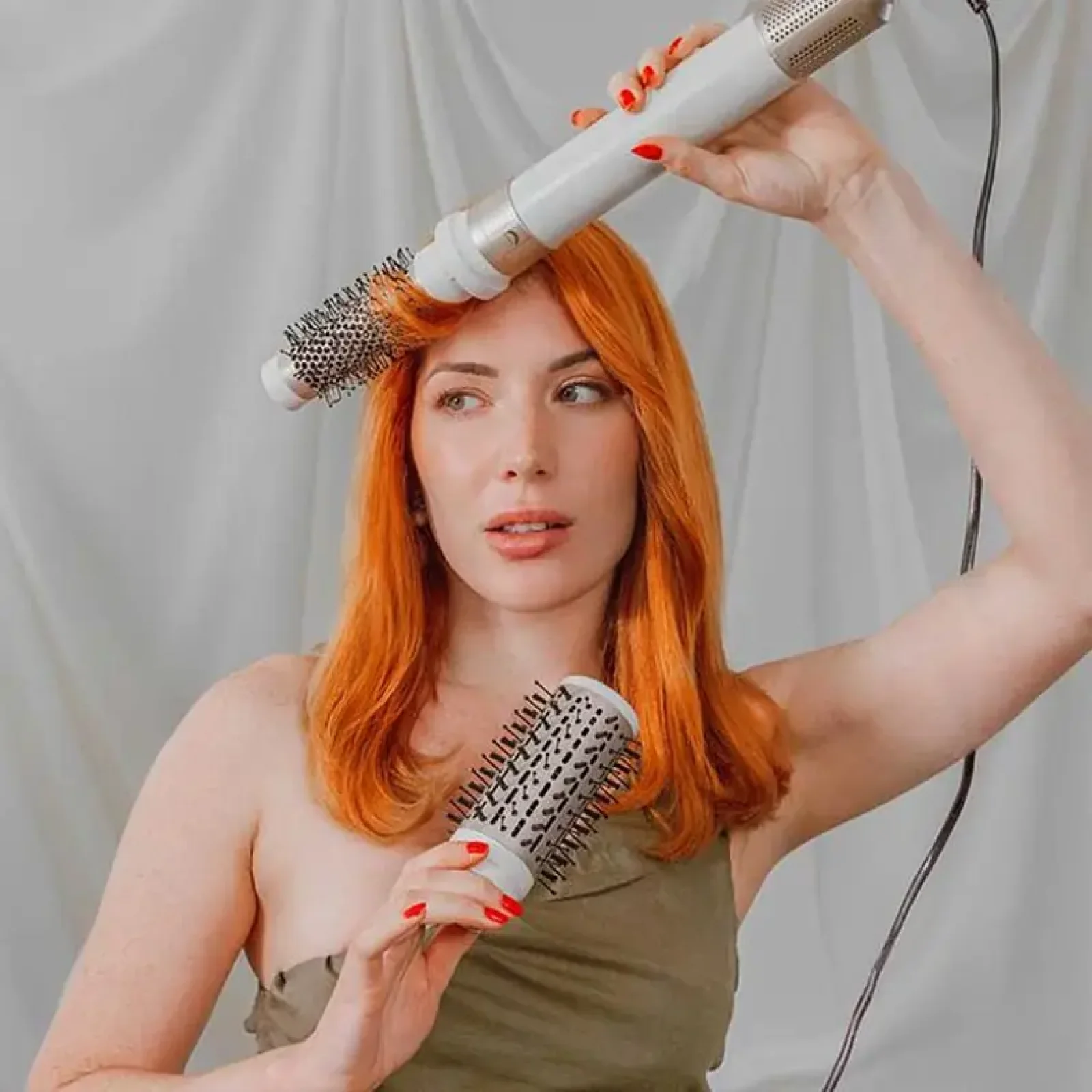 Стайлер Cecotec Bamba CeramicCare 10in1 AirGlam Champagne (CCTC-00246) UA