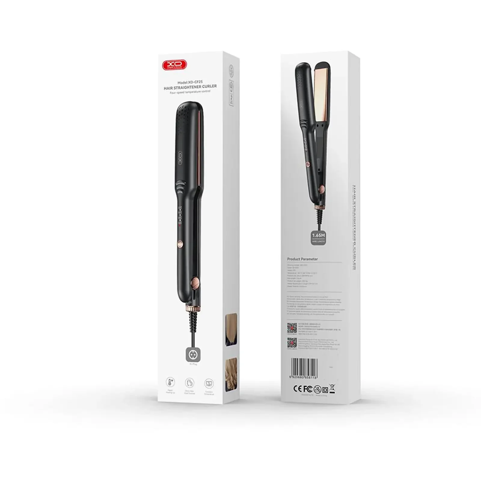 Прилад для укладання волоcся XO CF25 Black UA