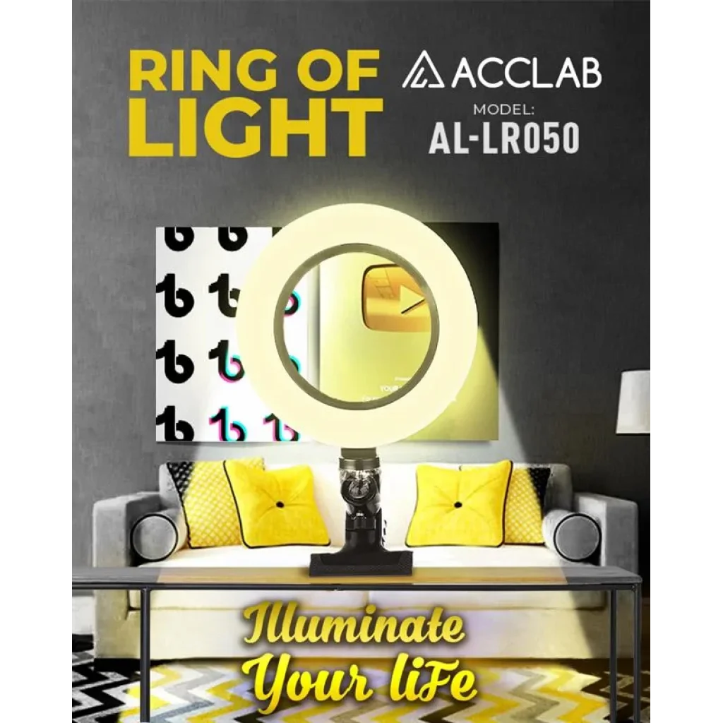 Кільцева USB LED-лампа ACCLAB AL-LR050 (1283126511578) UA