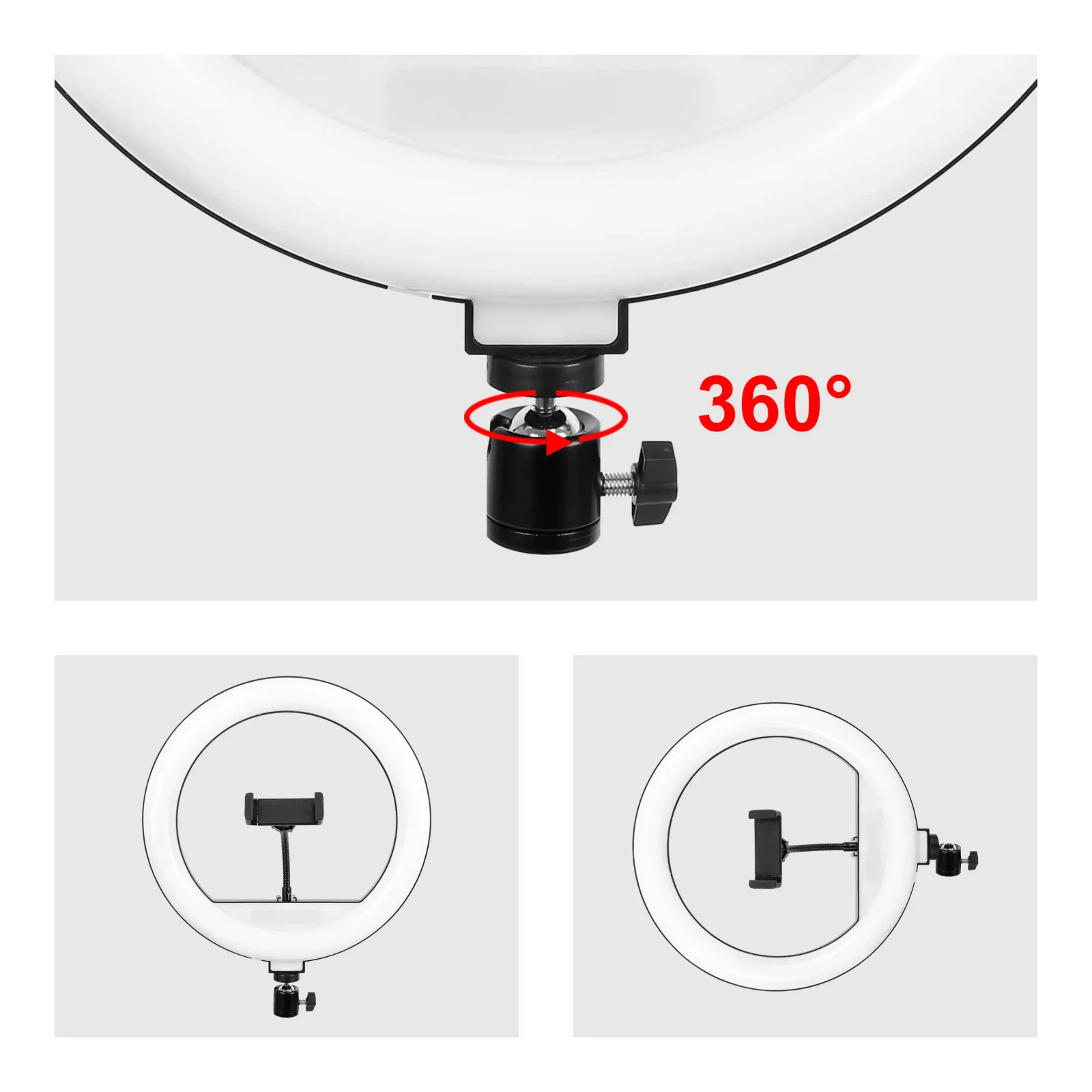 Кольцевая USB LED-лампа Zomei ZM261 (kit3) 10